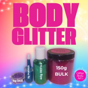 body glitter sized bottles of loose glitter for glitter tattoos - glitter body art