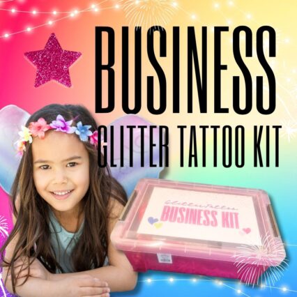 business glitter tattoo kit