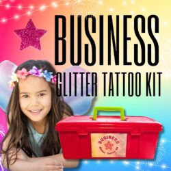 business glitter tattoo kit