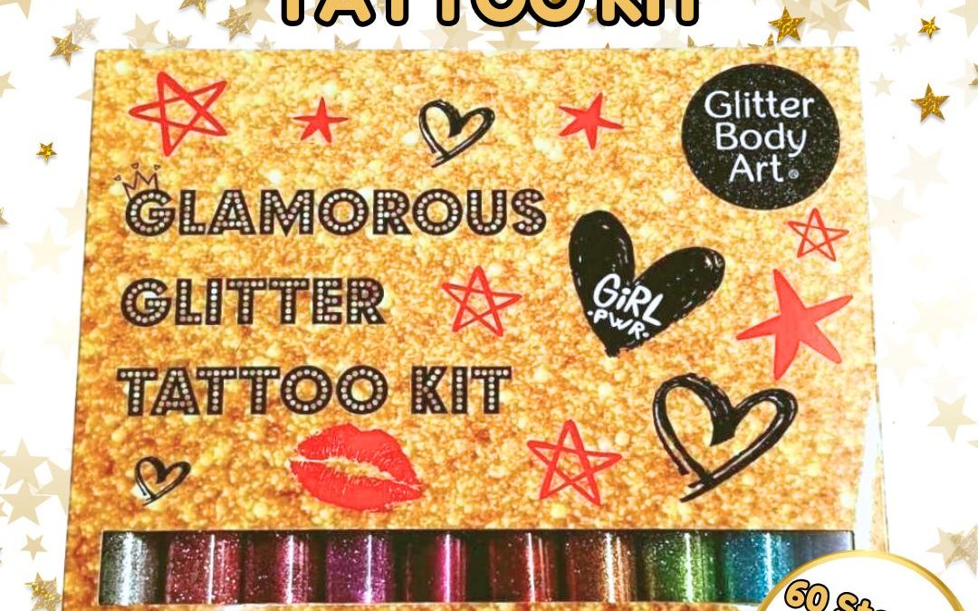 Glamorous Glitter Tattoo Kit for Girls