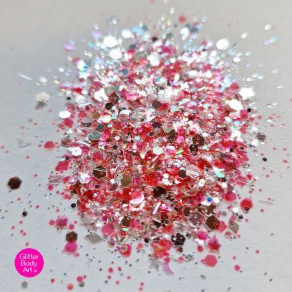 carousel pink chunky festival glitter