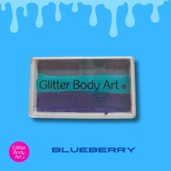 blueberry split cake face paint