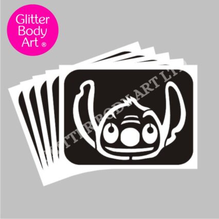 Stitch Glitter Tattoo Stencils