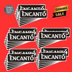 Encanto glitter tattoo stencil clearance