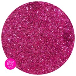 rasbperry pink body glitter for glitter tattoos