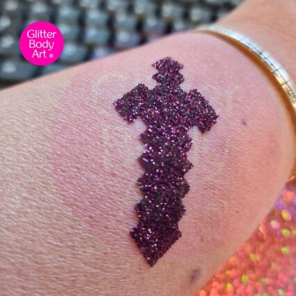 minecraft sword glitter tattoo