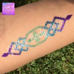 Tribal temporary tattoos for boys and girl, glitter tattoo templates