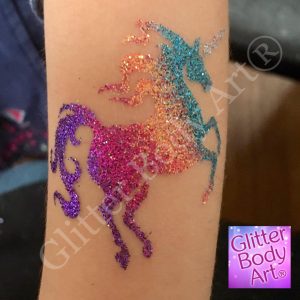 Unicorn Glitter Tattoo Kit - Temporary Tattoo Store